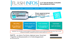 Desktop Screenshot of flash-infos.com